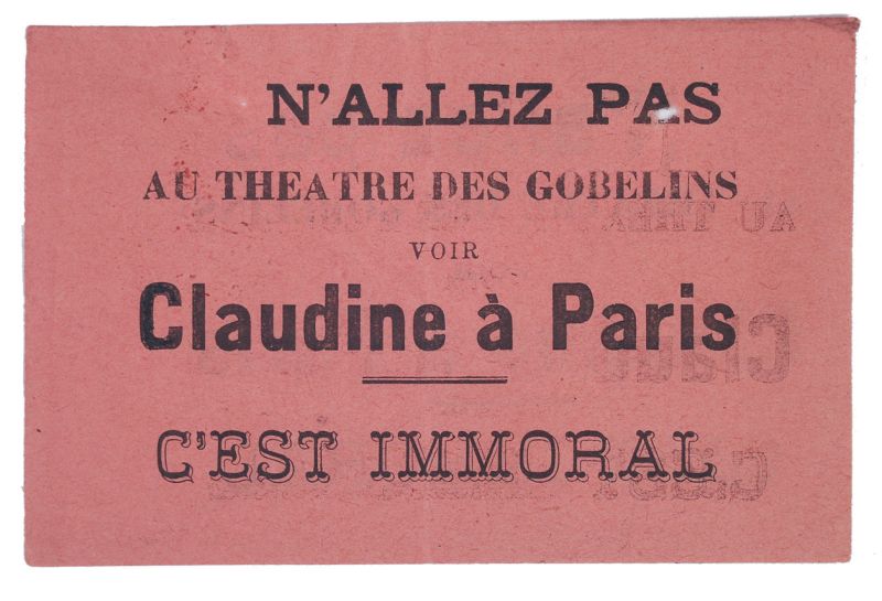 1902, Tract publicitaire, Collection Michel Remy-Bieth © D.R