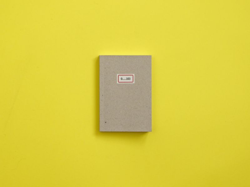 Jean-Marie Krauth, 0...103, couverture - Lauréat Prix Bob Calle 2019