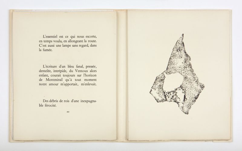 Les Dentelles de Montmirail, Alès, P.A.B., 1960 © Succession René Char © P.A.B.