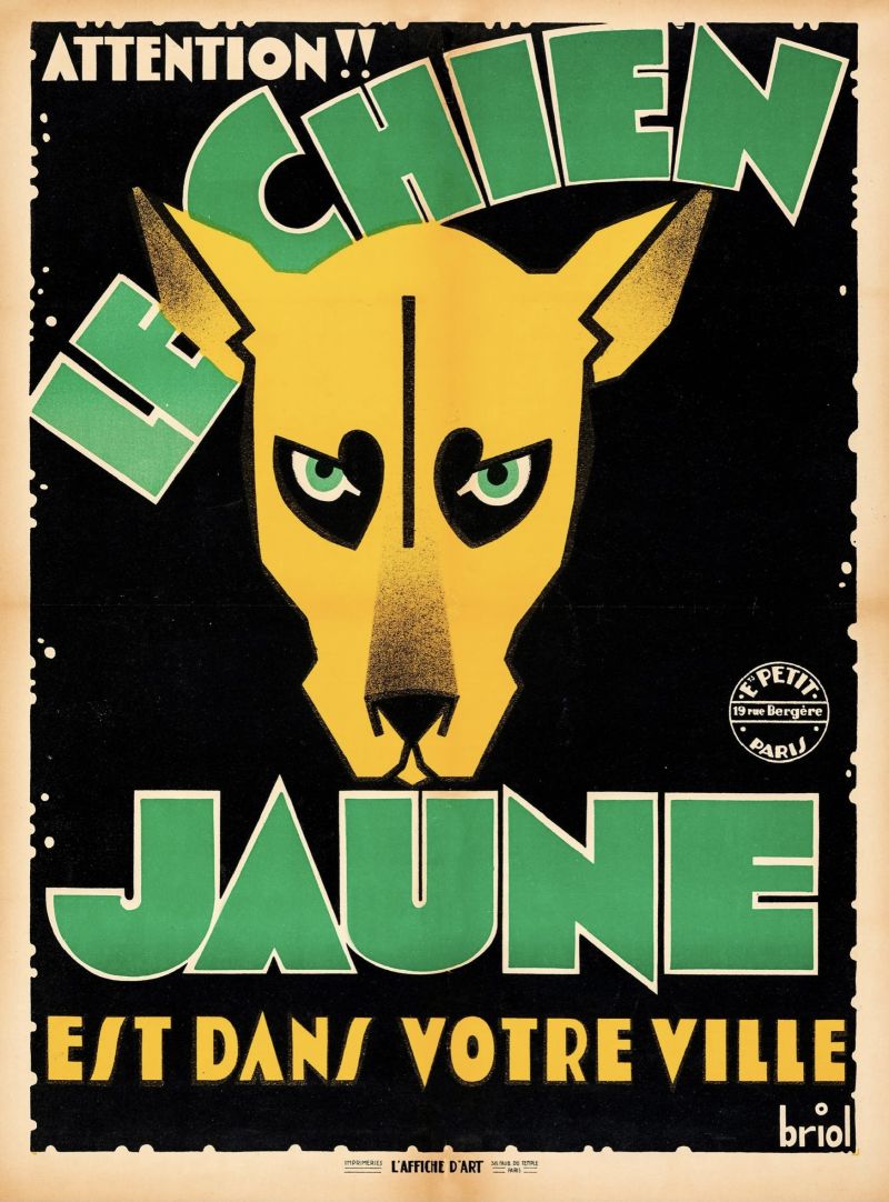 Le chien jaune, 29 juin 1932, Adaptation cinématographique du roman éponyme de Georges Simenon, réalisée par Jean Taride sur un scénario de Georges Simenon | Collection John Simenon